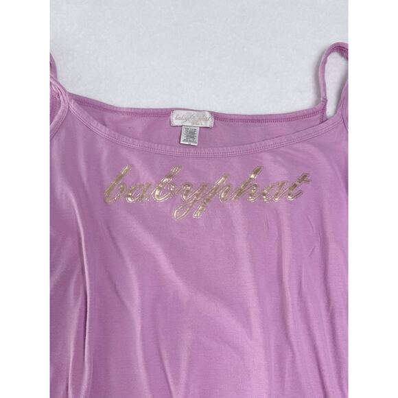 Baby Phat Y2K Lilac Women’s Sleeveless Tank Size 1X - Picture 3 of 6